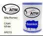 Preview: Alfa-Romeo, Chalk White, AR015: 500ml Lackdose, von ATW Autoteile West.